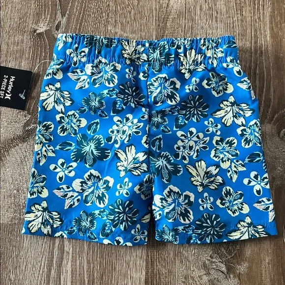 Hurley Short Sleeve Rash Guard and Shorts Swim Set size 2T - Picture 8 of 11